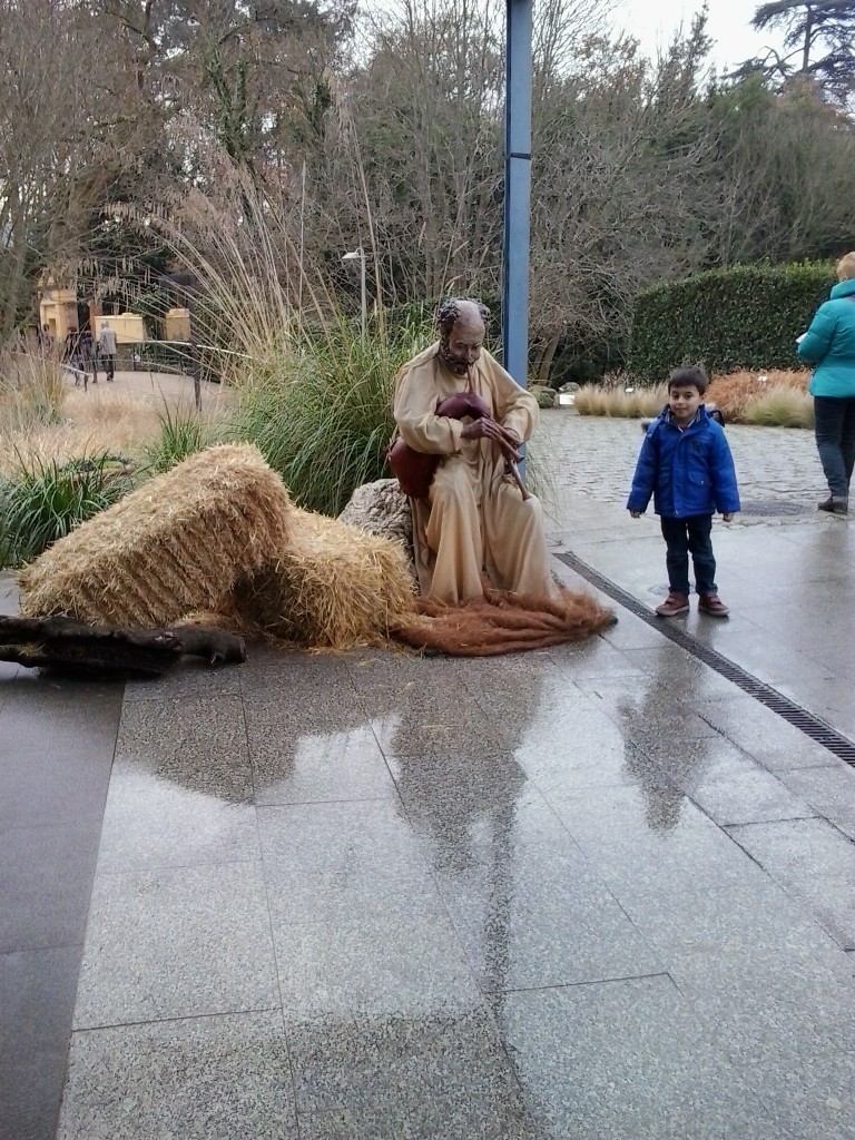 pastor tocando la gaita